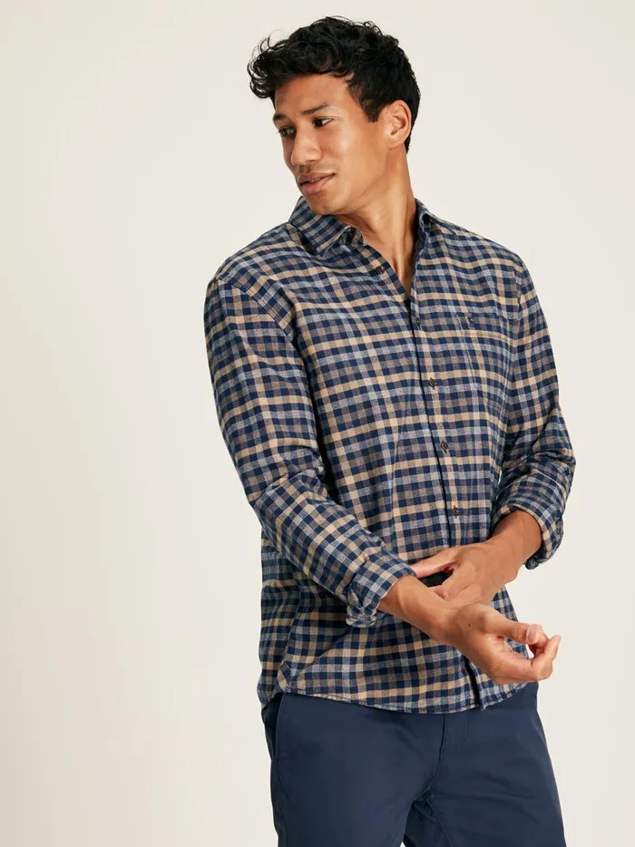 Joules Shirts Men Blue Check Shirt