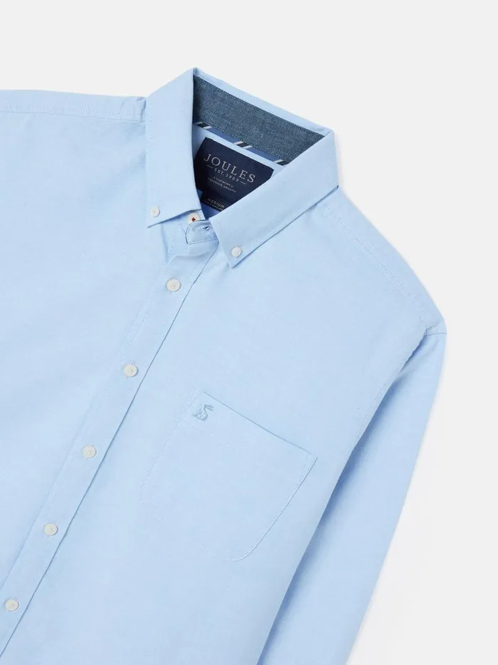 Joules Shirts Men Blue Classic Fit Cotton Shirt