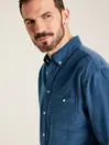 Joules Shirts Men Blue Corduroy Shirt