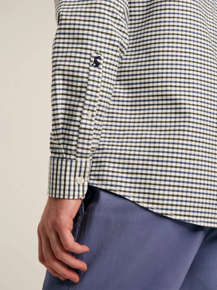 Joules Shirts Men BlueGreen Cotton Check Shirt