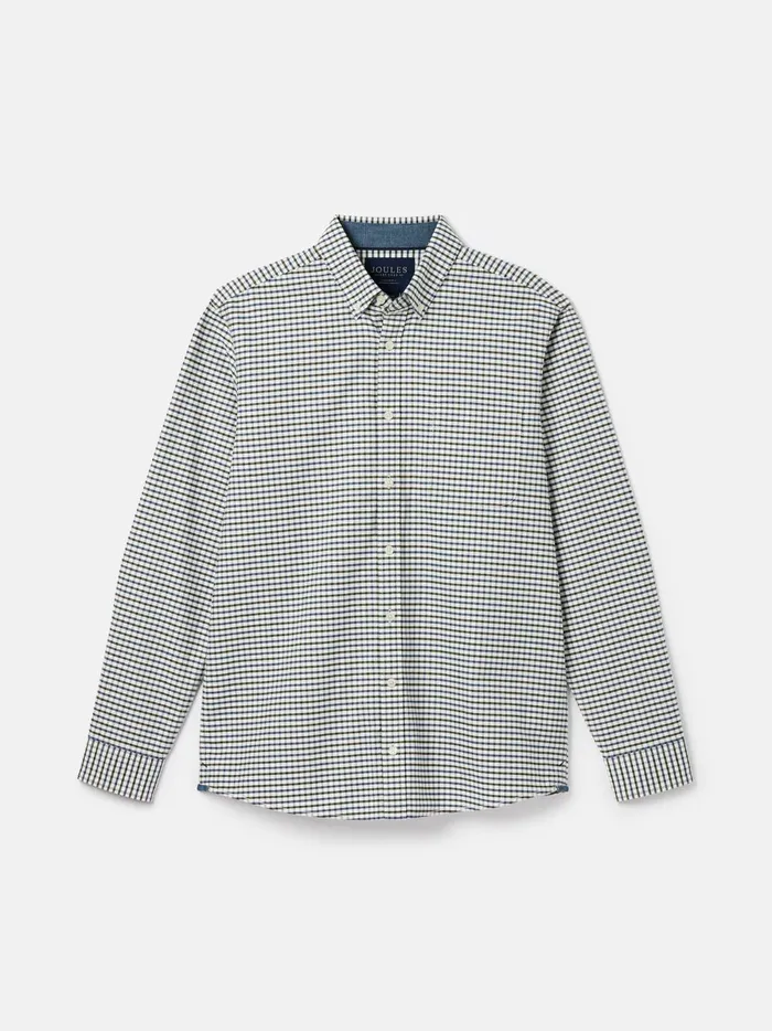 Joules Shirts Men BlueGreen Cotton Check Shirt