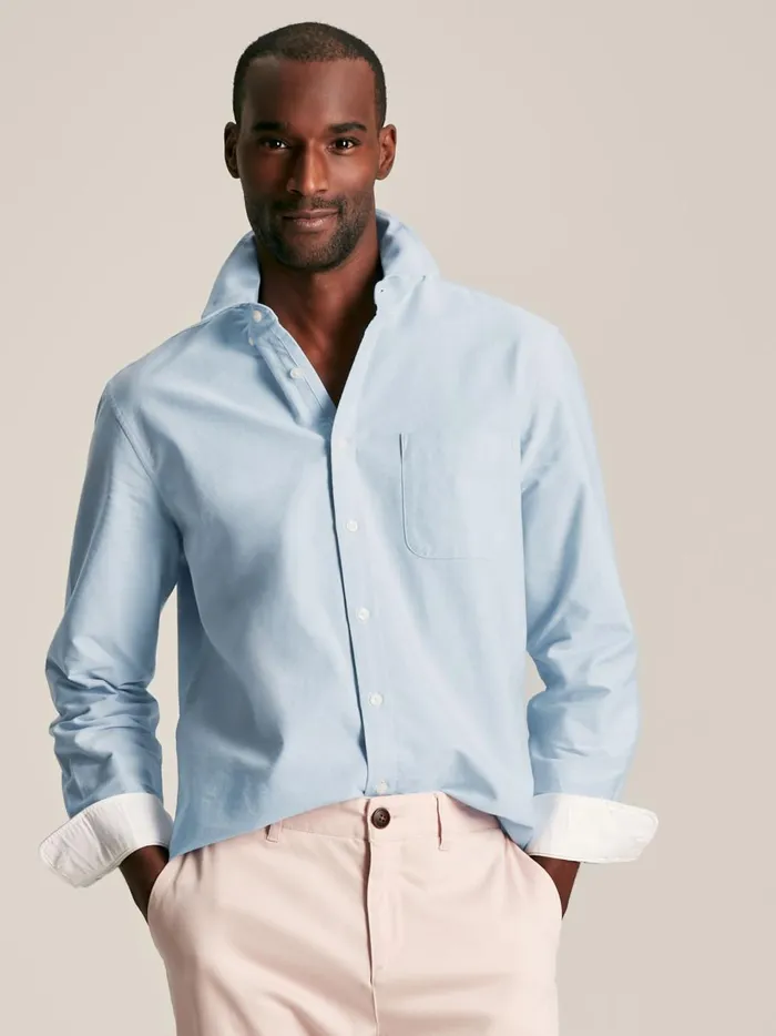 Joules Shirts Men Blue Long Sleeve Shirt