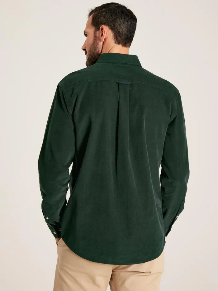 Joules Shirts Men Green Corduroy Shirt