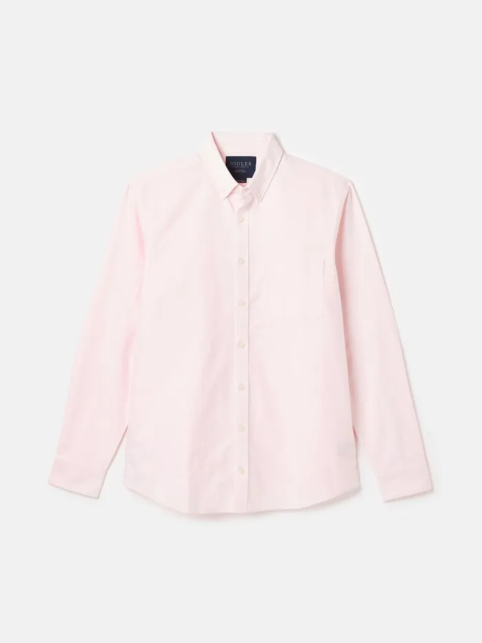Joules Shirts Men Pink Long Sleeve Shirt