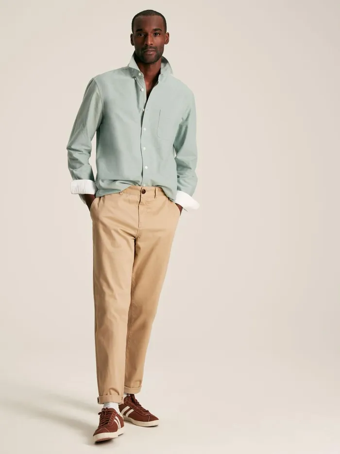 Joules Shirts Men Sage Green Classic Fit Shirt