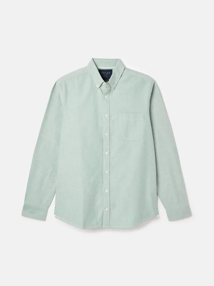 Joules Shirts Men Sage Green Classic Fit Shirt