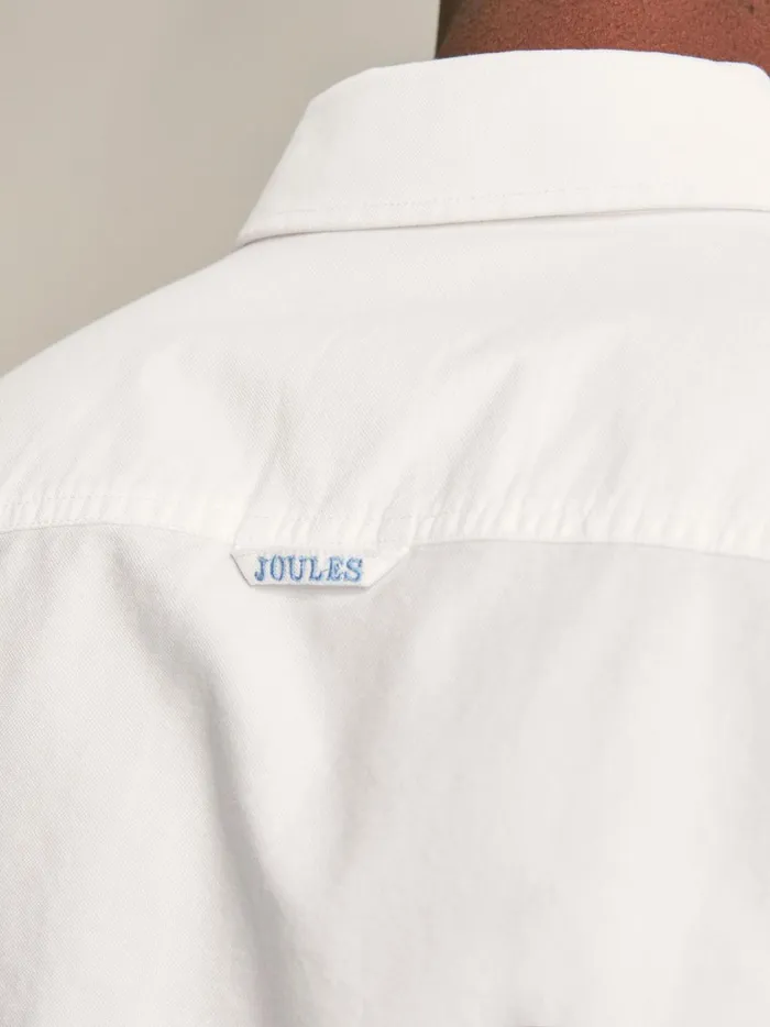Joules Shirts Men White Long Sleeve Shirt