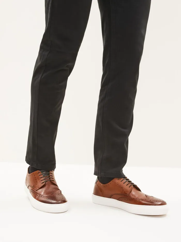 Joules Shoes Men Tan Brown Brogues