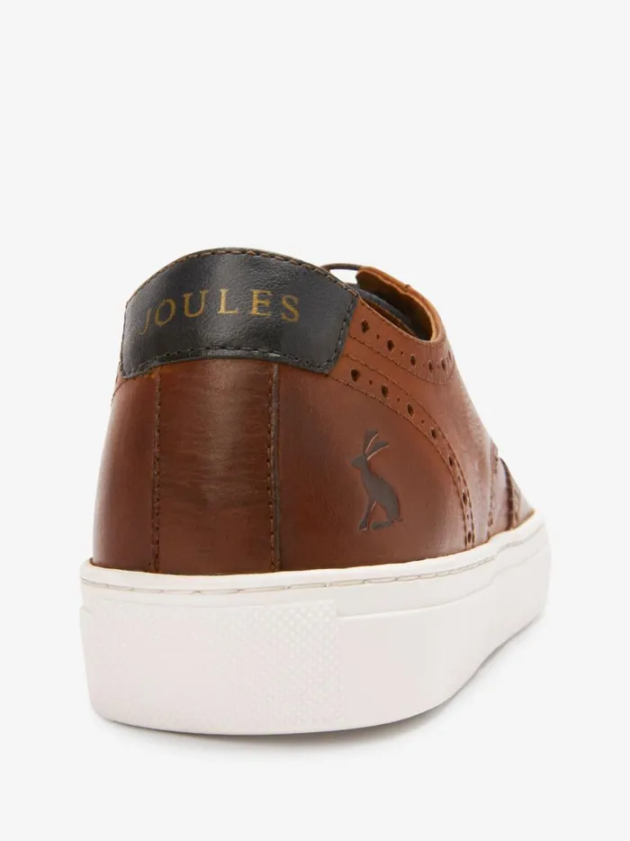 Joules Shoes Men Tan Brown Brogues