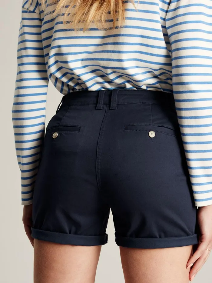 Joules Shorts and Skirts Women Blue Mid Thigh Length Chino Shorts