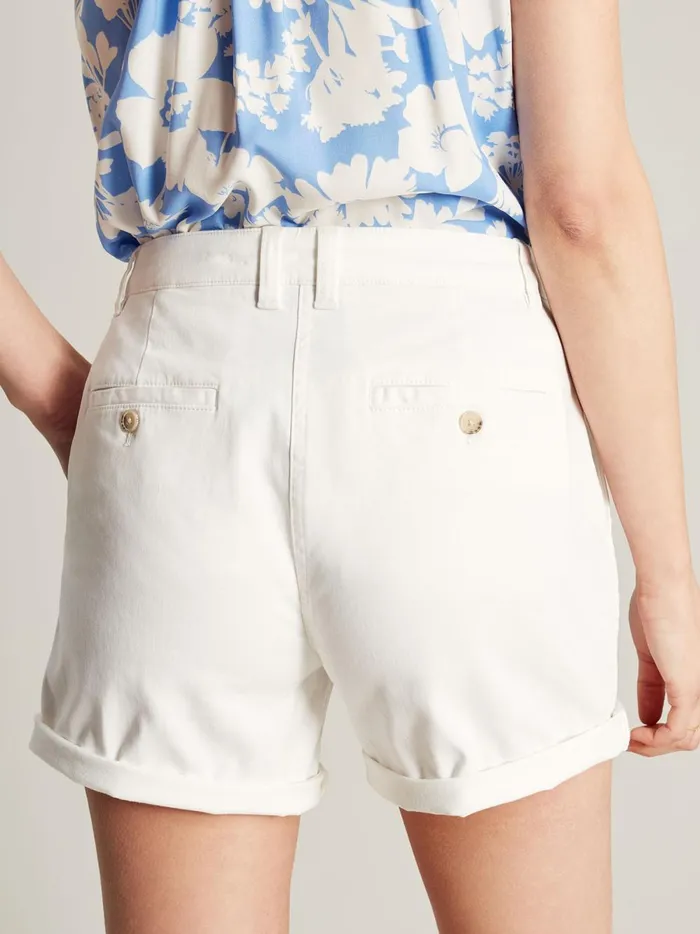 Joules Shorts and Skirts Women White Mid Thigh Length Chino Shorts