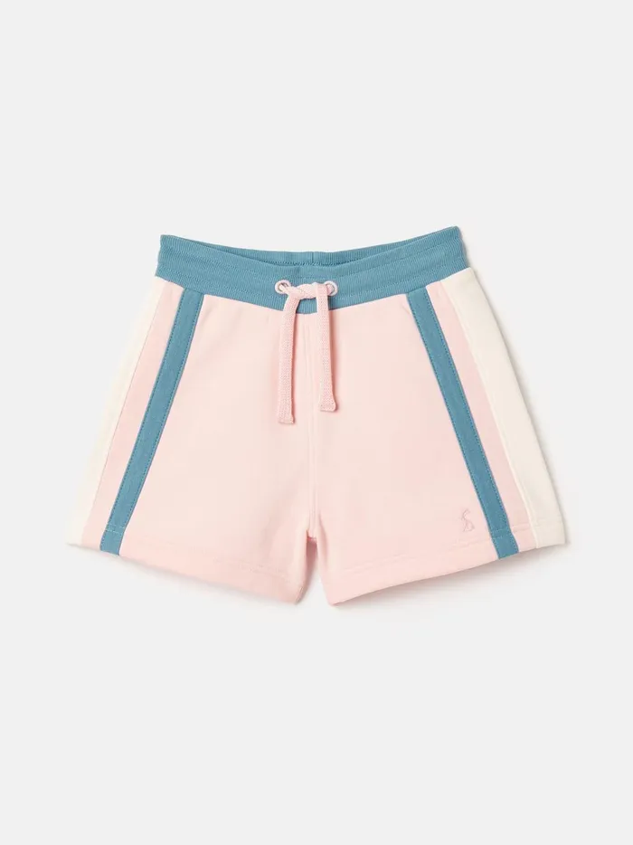Joules Skirts Girls Pink Colourblock Jersey Shorts