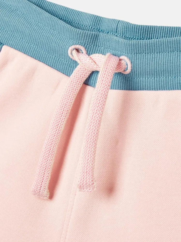Joules Skirts Girls Pink Colourblock Jersey Shorts
