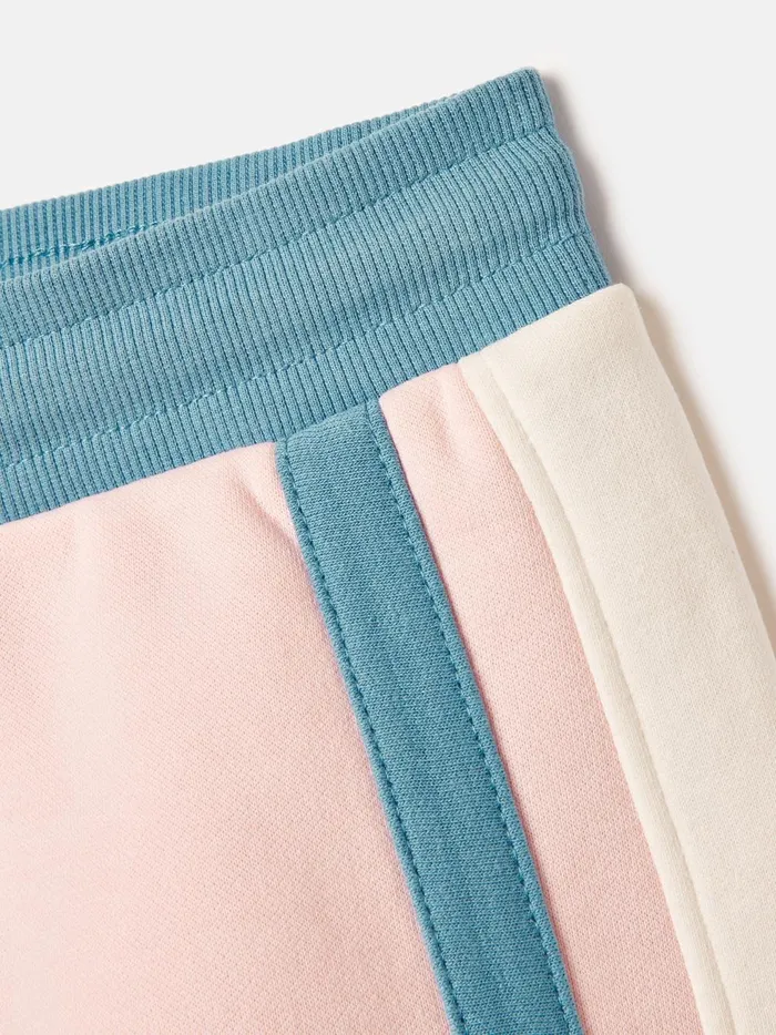 Joules Skirts Girls Pink Colourblock Jersey Shorts