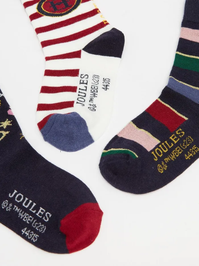 Joules Socks Girls Multi Harry Potter Sock Set