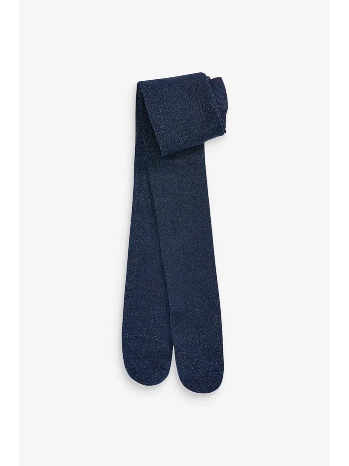 Joules Socks Girls Next Navy Blue Sparkle Tights