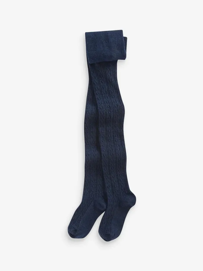 Joules Socks Girls Next Navy Blue Sparkle Tights
