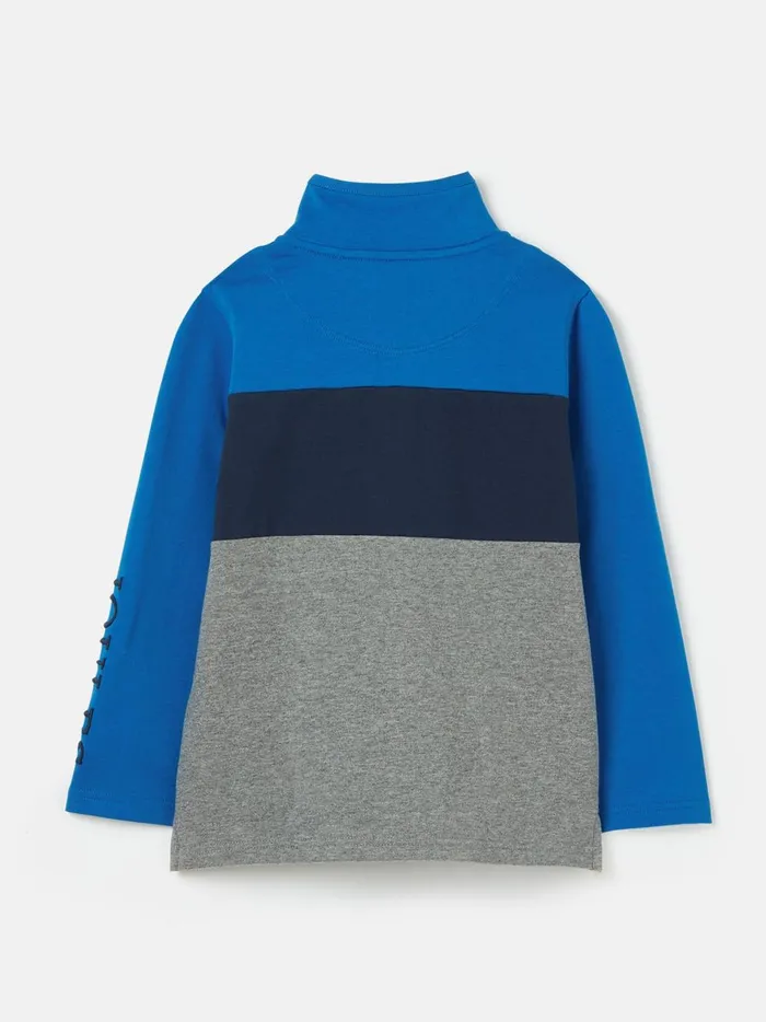 Joules Sweatshirts and Hoodies Boys Blue Quarter Zip Sweatshirt