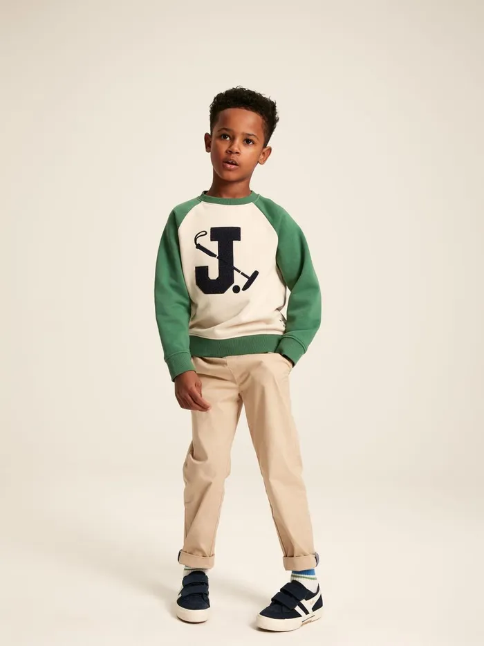 Joules Sweatshirts and Hoodies Boys Cream Crew Neck Sweatshirt