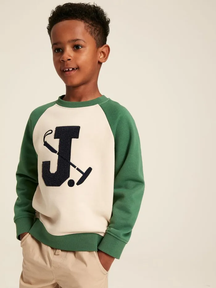 Joules Sweatshirts and Hoodies Boys Cream Crew Neck Sweatshirt
