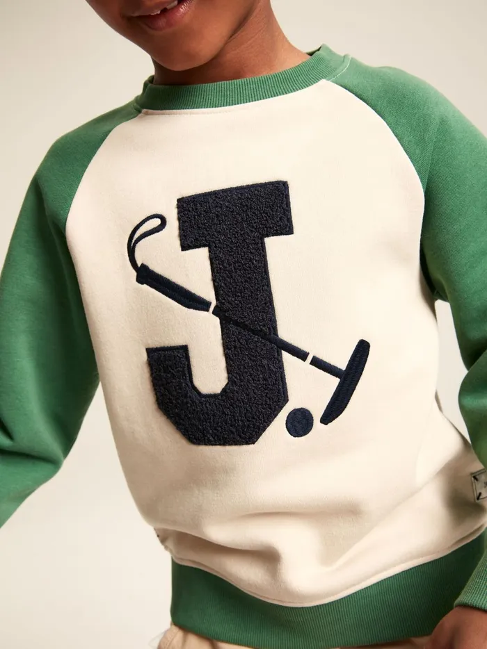 Joules Sweatshirts and Hoodies Boys Cream Crew Neck Sweatshirt