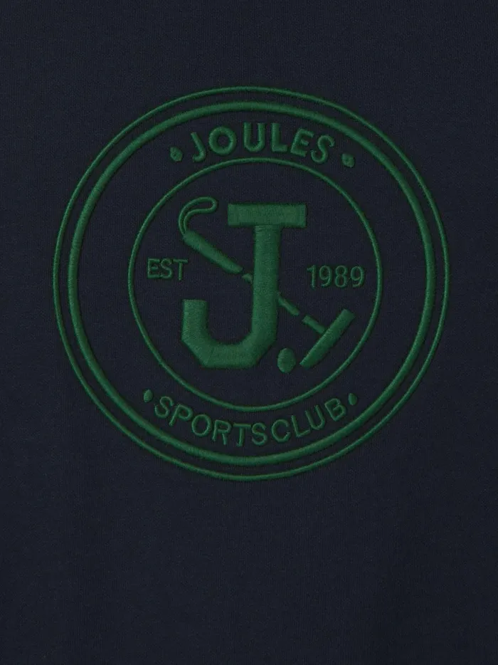 Joules Sweatshirts and Hoodies Boys Navy Embroidered Hoodie