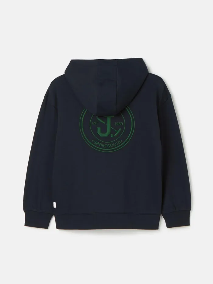 Joules Sweatshirts and Hoodies Boys Navy Embroidered Hoodie