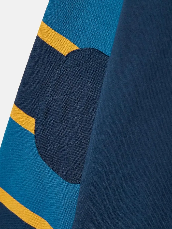 Joules Sweatshirts and Hoodies Boys Navy Quarter Zip Rugby Sweatshirt