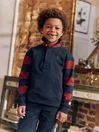 Joules Sweatshirts and Hoodies Boys Navy Rugby Sweatshirt