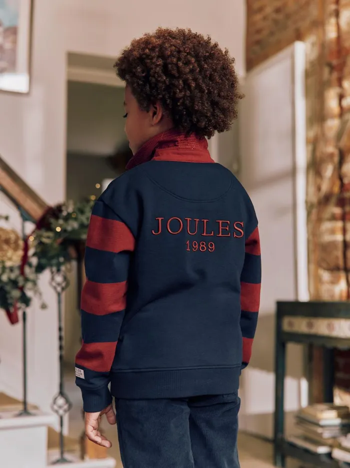 Joules Sweatshirts and Hoodies Boys Navy Rugby Sweatshirt