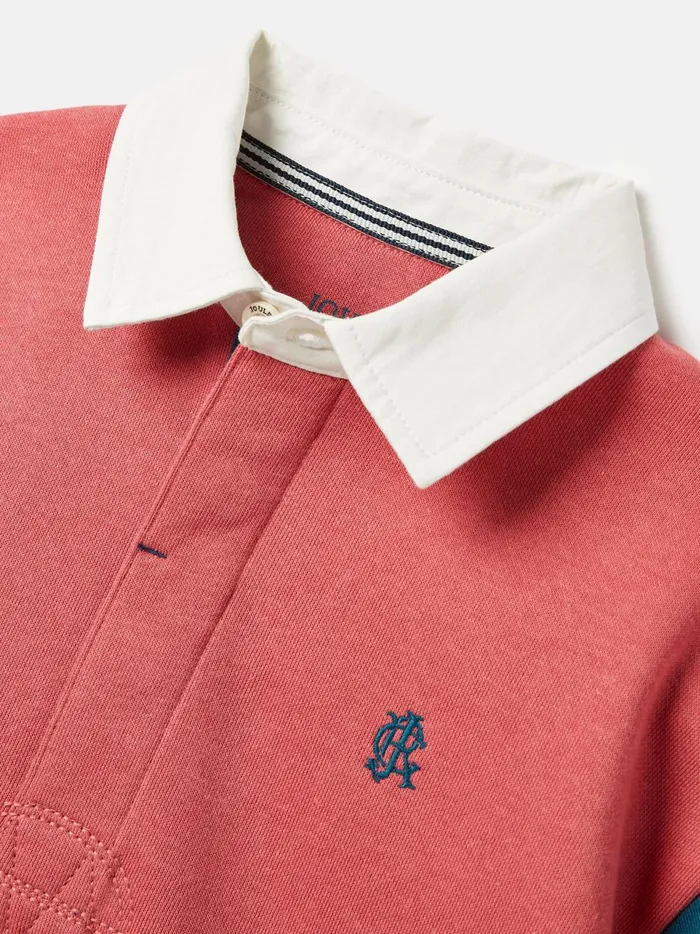 Joules Sweatshirts and Hoodies Boys Red Rugby Sweatshirt