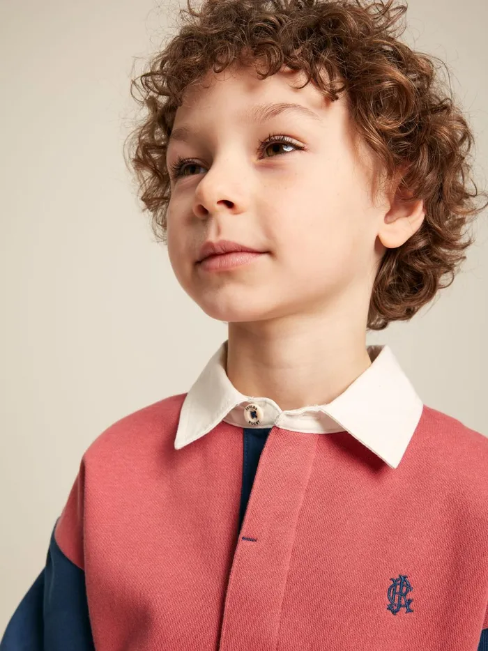Joules Sweatshirts and Hoodies Boys Red Rugby Sweatshirt