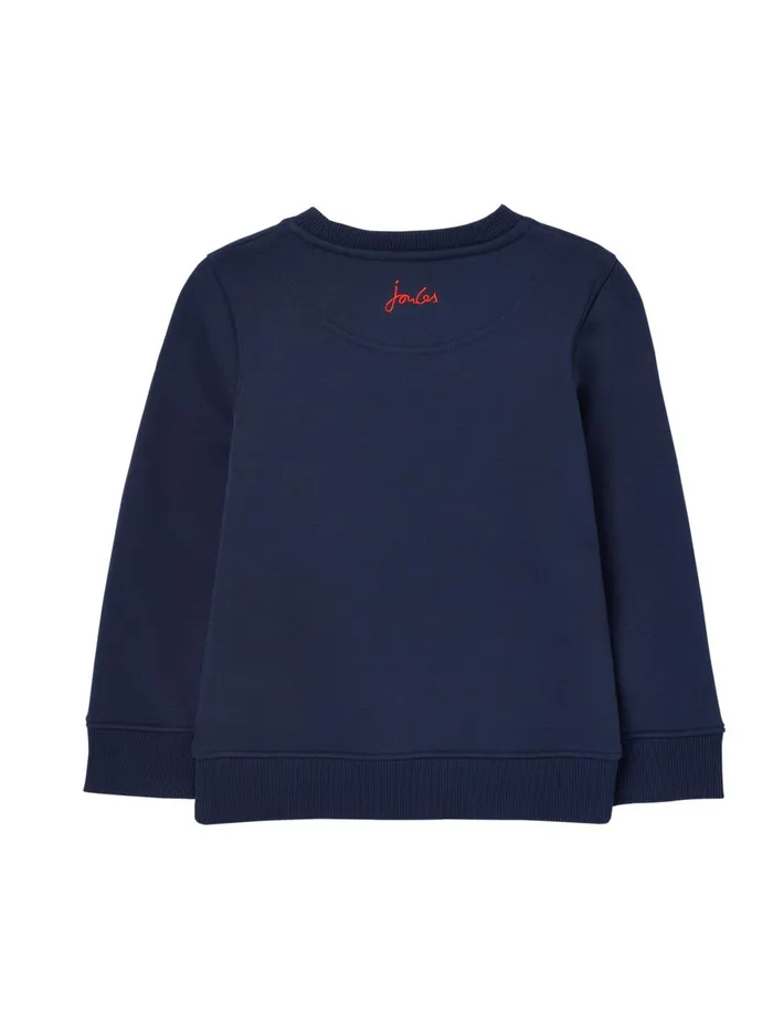 Joules Sweatshirts and Hoodies Girls Blue Artwork Sweatshirt