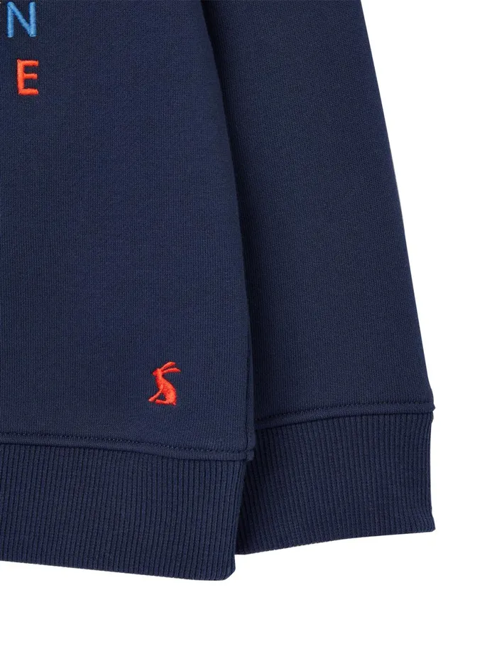 Joules Sweatshirts and Hoodies Girls Blue Artwork Sweatshirt