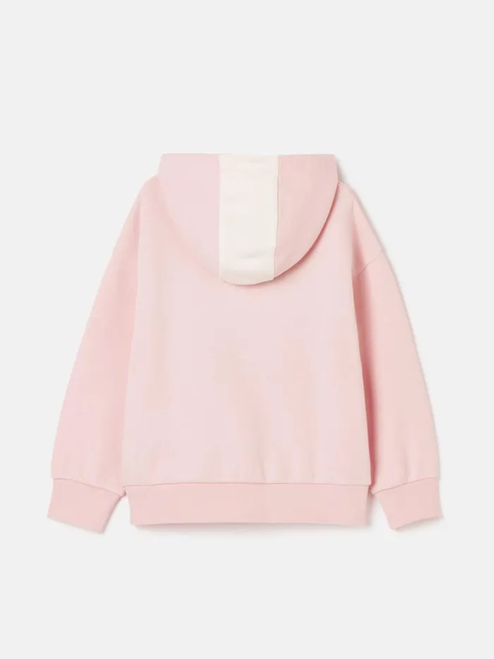Joules Sweatshirts and Hoodies Girls Pink Colourblock Hooded Sweatshirt