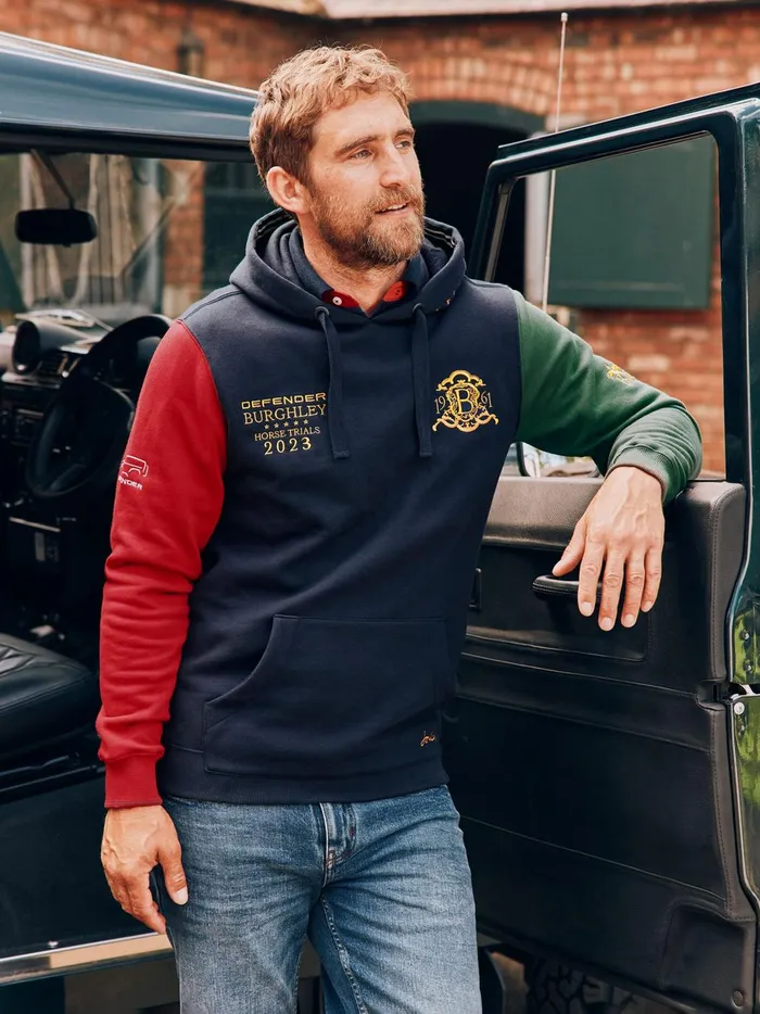 Joules Sweatshirts and Hoodies Men Navy Blue Hooded Sweatshirt