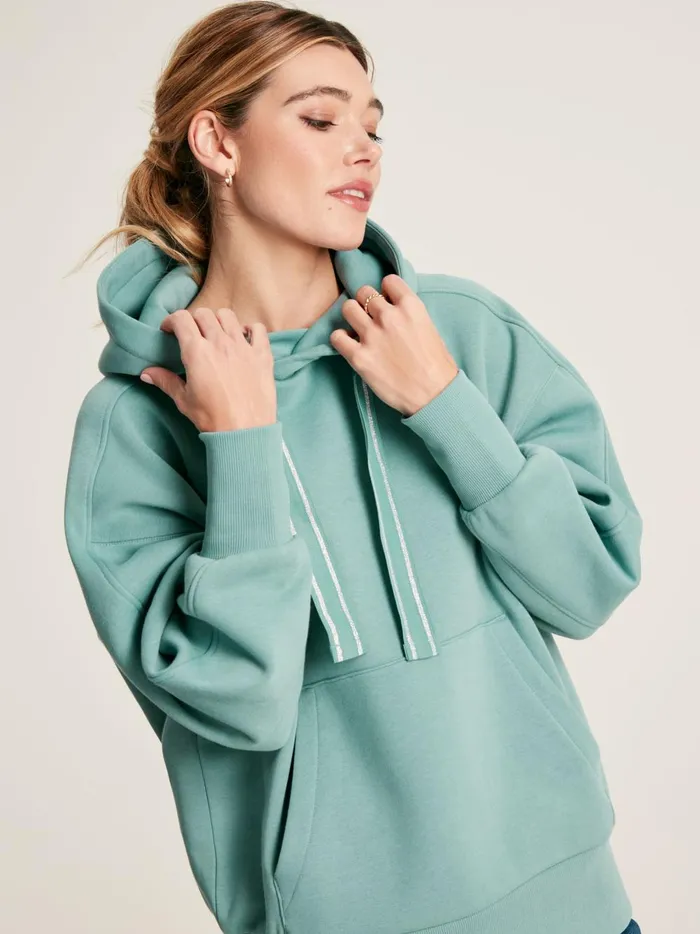 Joules Sweatshirts and Hoodies Women Blue Oversized Hoodie