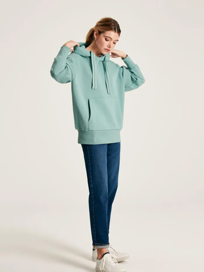 Joules Sweatshirts and Hoodies Women Blue Oversized Hoodie