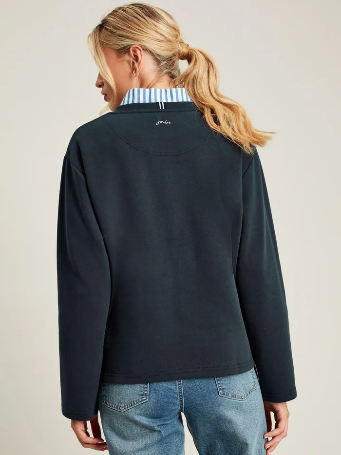 Joules Sweatshirts and Hoodies Women Blue Slouchy Sweatshirt
