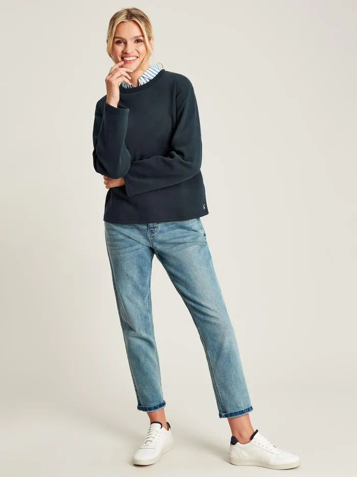 Joules Sweatshirts and Hoodies Women Blue Slouchy Sweatshirt