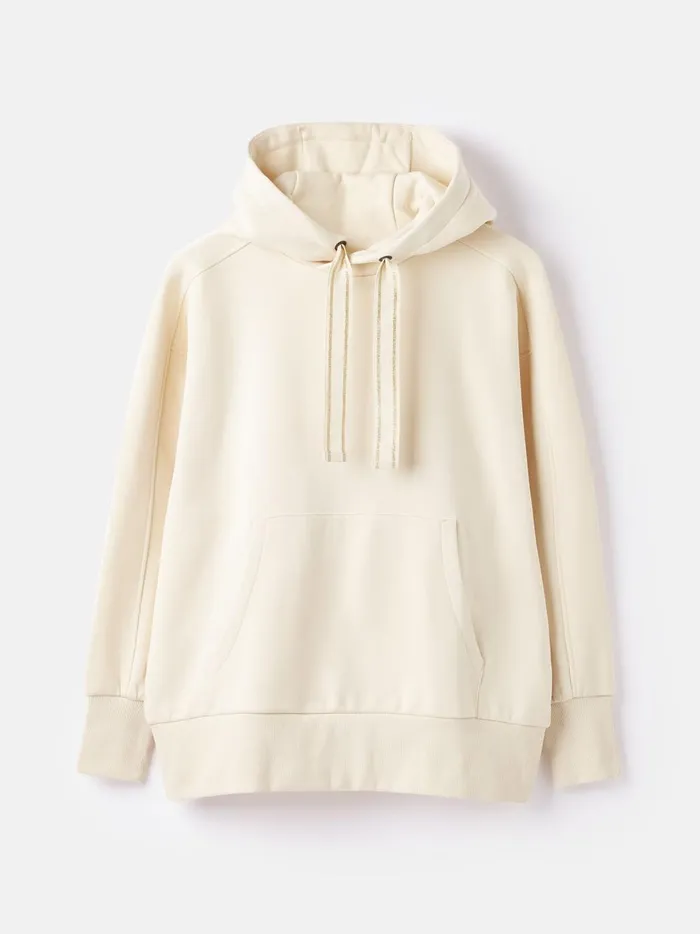 Joules Sweatshirts and Hoodies Women Cream Oversized Hoodie
