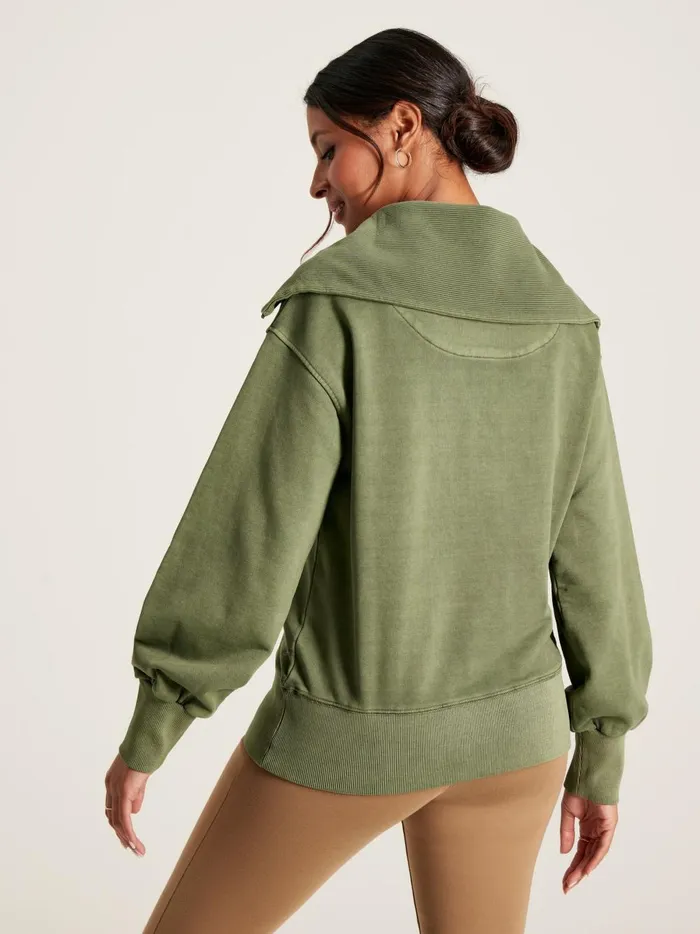 Joules Sweatshirts and Hoodies Women Green Pullover Sweatshirt