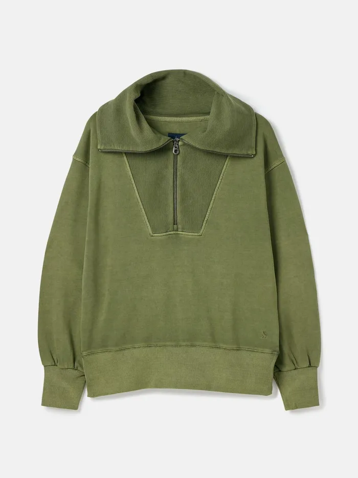 Joules Sweatshirts and Hoodies Women Green Pullover Sweatshirt