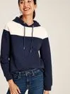 Joules Sweatshirts and Hoodies Women Navy Embroidered Hoodie