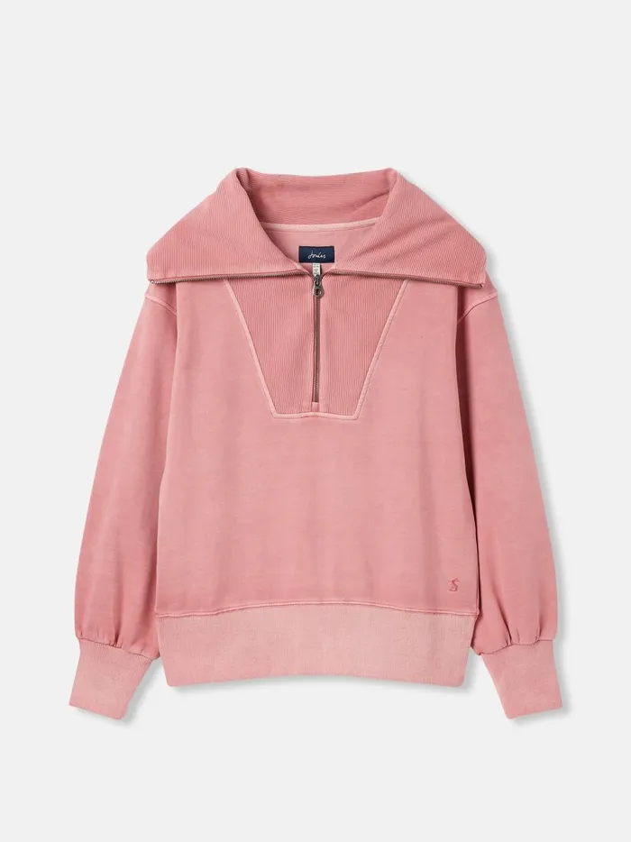 Joules Sweatshirts and Hoodies Women Pink Pullover Sweatshirt