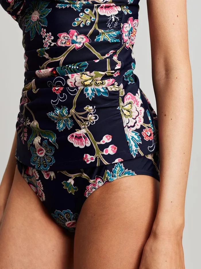 Joules Swimwear and Beachwear Women Navy Floral Tankini Top
