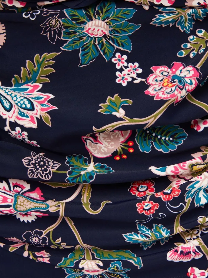 Joules Swimwear and Beachwear Women Navy Floral Tankini Top