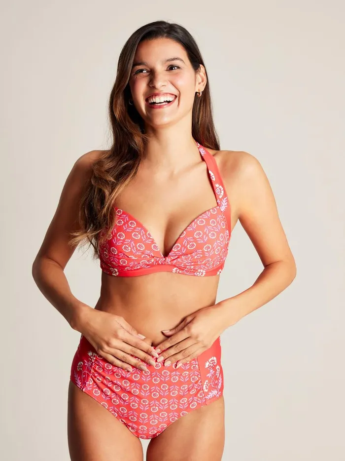 Joules Swimwear and Beachwear Women Pink Jasmine Bikini Top