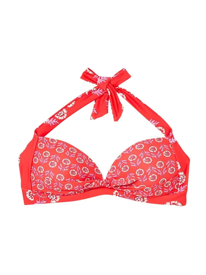 Joules Swimwear and Beachwear Women Pink Jasmine Bikini Top