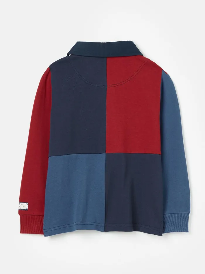 Joules Tops and Tshirts Boys Blue Cotton Rugby Shirt